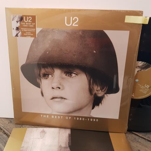 U2 The best of 1980-1990, 2x 12" vinyl LP compilation. U211
