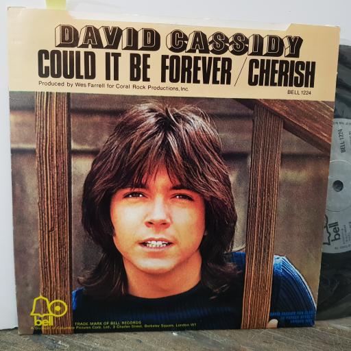 DAVID CASSIDY Could it be forever, 7" vinyl single. BELL1224
