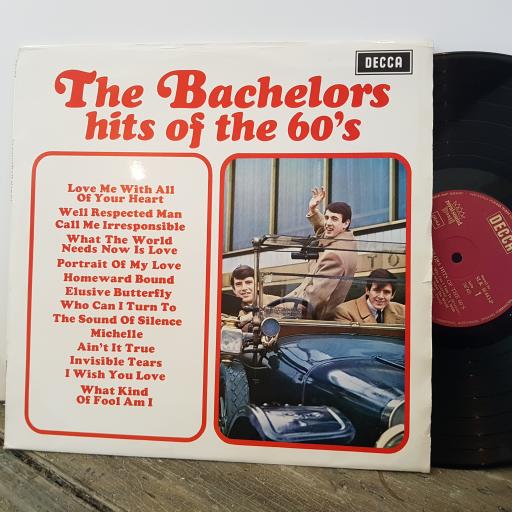 THE BACHELORS Hits of the 60's, 12" vinyl LP. SLK16443P
