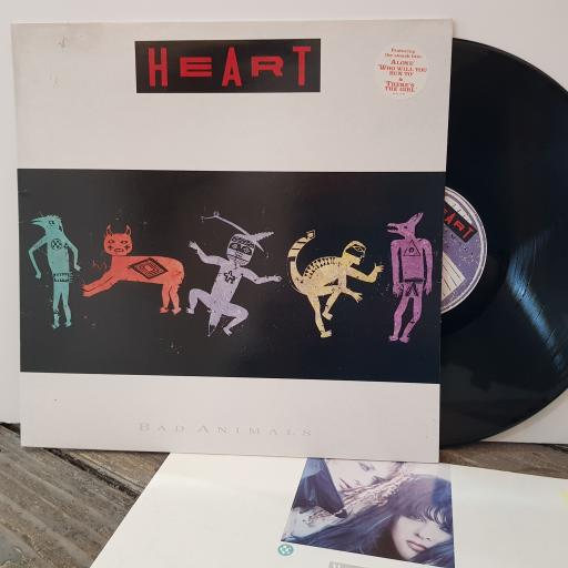 HEART Bad animals, 12" vinyl LP. ESTU2032