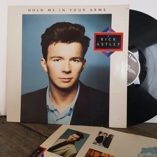 RICK ASTLEY Hold me in your arms, 12" vinyl LP. PL71932