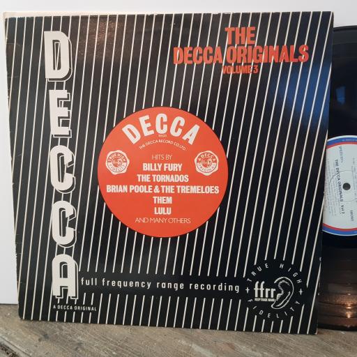 The decca originals Vol.3, THEM, LULU, MARIANNE FAITHFUL, CAT STEVENS, JET HARRIS ETC 12" vinyl LP compilation. TAB61