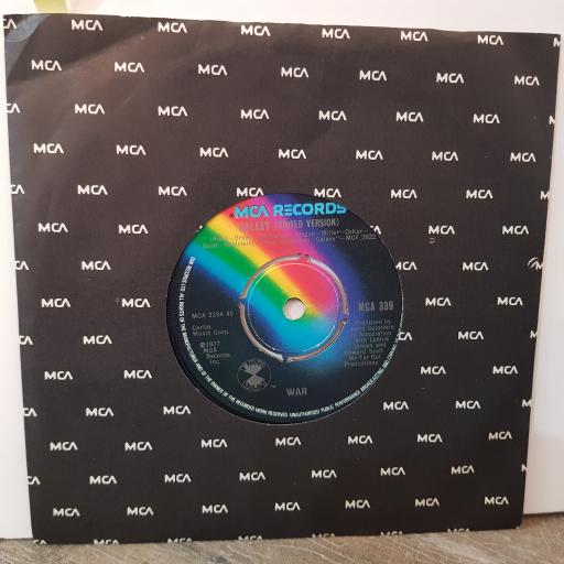 WAR Galaxy, 7" vinyl single. MCA339