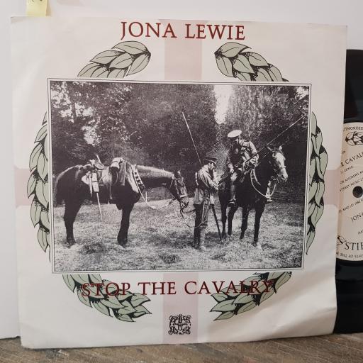 JONA LEWIE Stop the cavalry, 7" vinyl single. BUY104