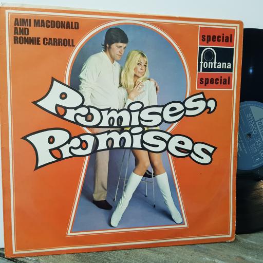 AIMI MacDINALD AND RONNIE CARROLL Promises promises, 12" vinyl LP. SFL13192