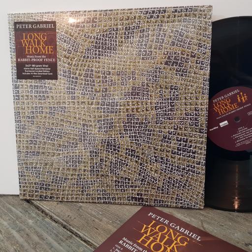 PETER GABRIEL Long walk home (music from the 'rabbit-proof fence'), 2x 12" vinyl LP. PGLPR10X
