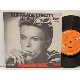 DAVID BOWIE Suffragette city, Stay, 7" vinyl SINGLE. RCA2726