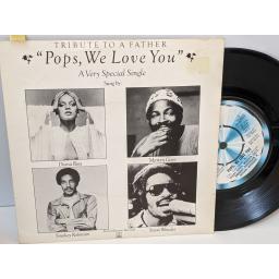 DIANA ROSS, MARVIN GAYE, SMOKEY ROBINSON & STEVIE WONDER, Pops we love you, 7" vinyl SINGLE. TMG1136