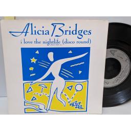 ALICIA BRIDGES I love the nightlife, Body heat, 7" vinyl SINGLE. POSP879