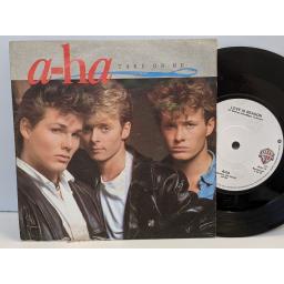 AHA Take on me, Love is a reason, 7" vinyl SINGLE. W9006