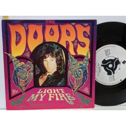 THE DOORS Light my fire, People are strange, 7" vinyl SINGLE. EKR125