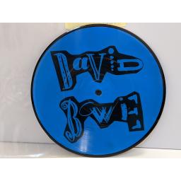 DAVID BOWIE Press conference new york cat club 18 3 1987, 7" vinyl PICTURE DISC SINGLE. SPIDER2P