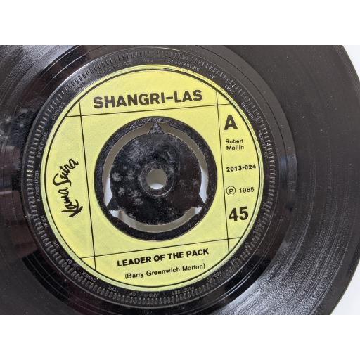 SHANGRI-LAS Leader of the pack, Remember (walkin, in the sand), 7" vinyl SINGLE. 2013024