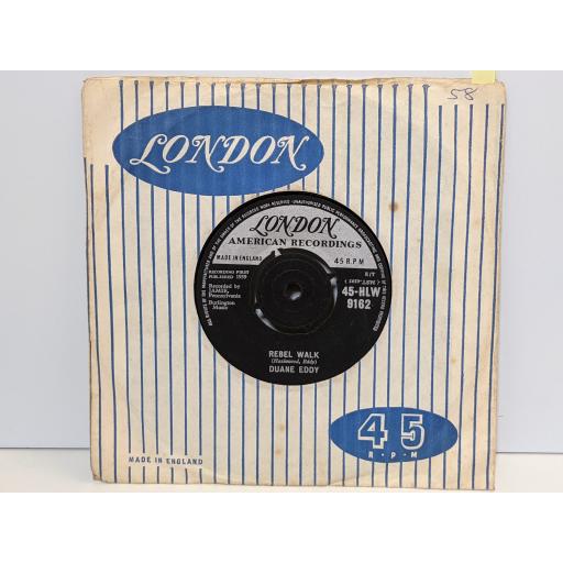 DUANE EDDY Rebel walk, Because they're young, 7" vinyl SINGLE. 45HLW9162