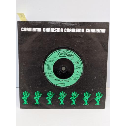 GENESIS Man on the corner, Submarine, 7" vinyl SINGLE. CB393