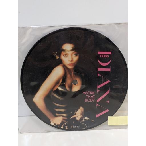 DIANA ROSS Work that body, Two can make it, 7" vinyl SINGLE. CLP241
