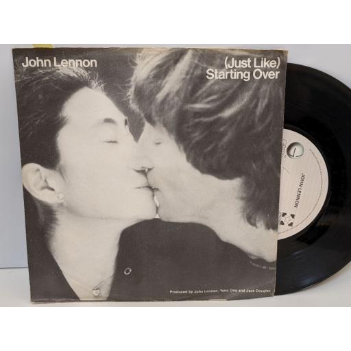 JOHN LENNON (Just like) starting over, Kiss kiss kiss, 7" vinyl SINGLE. K79136