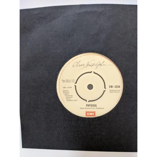 OLIVIA NEWTON-JOHN Physical, The promise (the dolphin song), 7" vinyl SINGLE. EMI5234