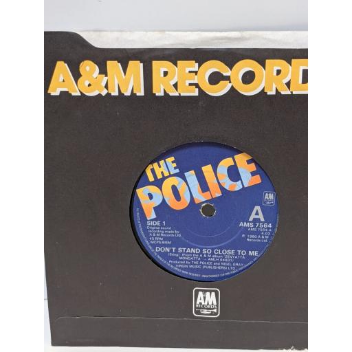 THE POLICE Don't stande so close to me, Friends, 7" vinyl SINGLE. AMS7564