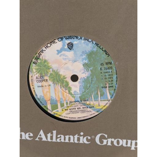 ALICE COOPER School's out, 7" vinyl EP. K16409