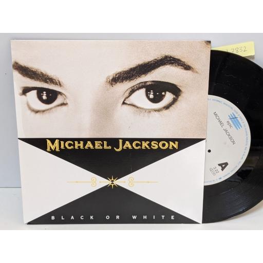 MICHAEL JACKSON Black or white, 7" vinyl SINGLE. 6575987