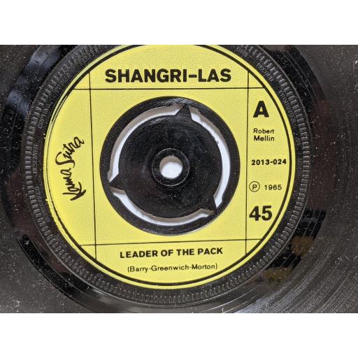 SHANRI-LAS Leader of the pack, Remember (walkin' in the sand), 7" vinyl SINGLE. 2013024