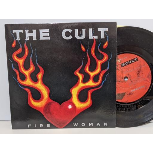 THE CULT Fire woman, Automatic blues, 7" vinyl SINGLE. BEG228