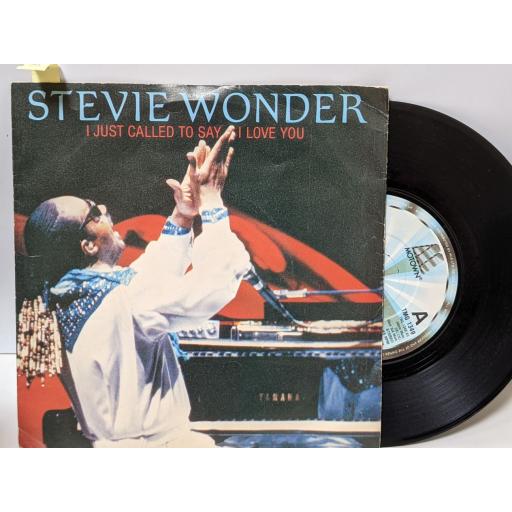 STEVIE WONDER I just called to say i love you, (instrumental), 7" vinyl SINGLE. TMG1349