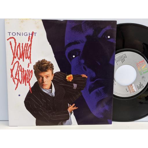 DAVID BOWIE Tonight, tumble and twirl, 7" vinyl SINGLE