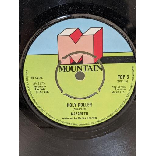 NAZARETH Holy roller, railroad boy, 7" vinyl SINGLE. TOP3