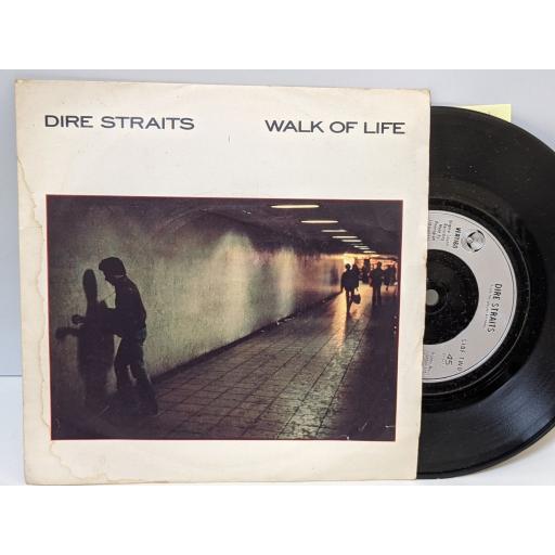 DIRE STRAITS Walk of life, Two young lovers, 7" vinyl SINGLE. DSTR12