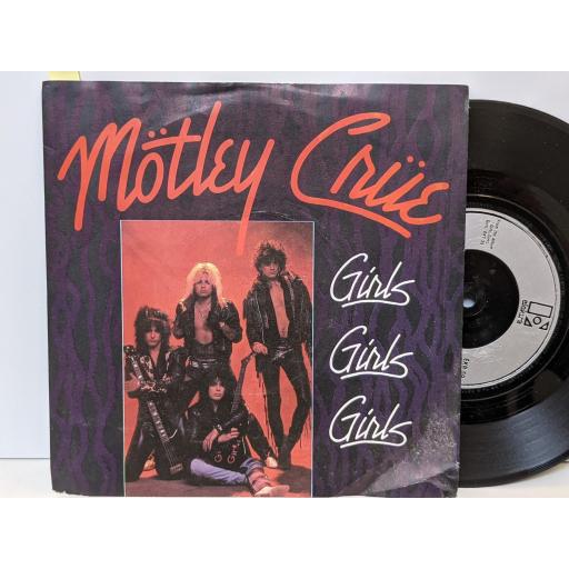MOTLEY CRUE Girls girls girls, Sumthin' for nuthin', 7" vinyl SINGLE. EKR59