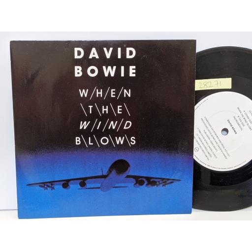 DAVID BOWIE When the wind blows, B SIDE (instrumental), 7" vinyl SINGLE. VS906