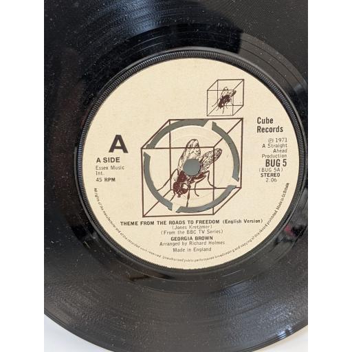 GEORGIA BROWN Theme from the roads to freedom (english and french), 7" vinyl SINGLE. BUG5