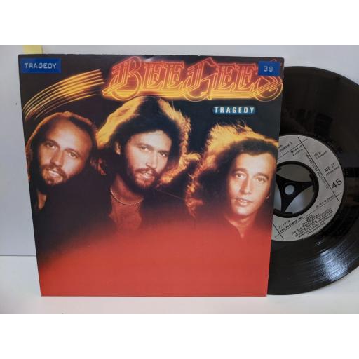 BEE GEES Tragedy, Until, 7" vinyl SINGLE. RSO27