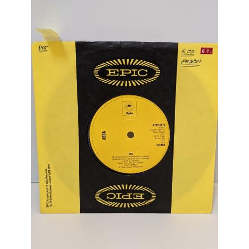 ABBA Sos, man in the middle, 7" vinyl SINGLE. SEPC3576