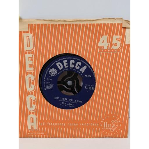 TOM JONES Once there was a time, Not responsible, 7" vinyl SINGLE. F12390
