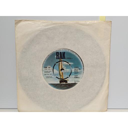 COZY POWELL Dance with the devil, And then there was skin, 7" vinyl SINGLE. RAK164