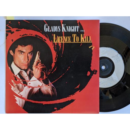 GLADYS KNIGHT License to kill, Pam, 7" vinyl SINGLE. MCA1339