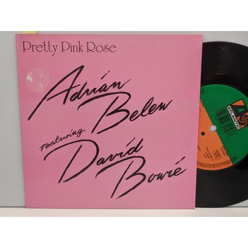 ADRIAN BELEW Pretty pink rose, Heartbeat, 7" vinyl SINGLE. A7904