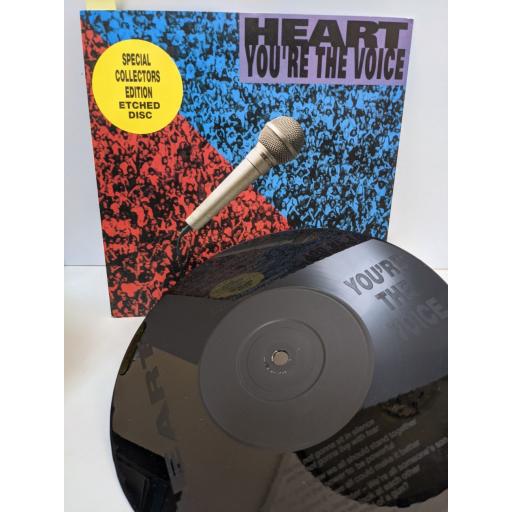 HEART You're the voice, Call of the wild, 7" vinyl SINGLE. CLS624