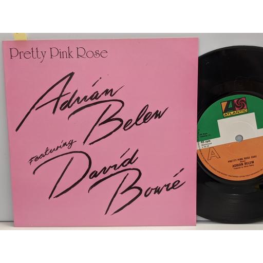 ADRIAN BELEW Pretty pink rose, Heartbeat, 7" vinyl SINGLE. A7904