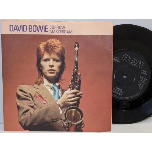 DAVID BOWIE Sorrow, Amsterdam 7" vinyl SINGLE. BOW519