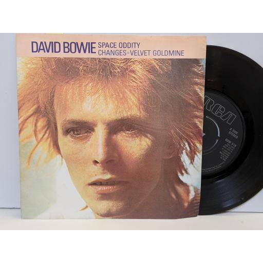 DAVID BOWIE Space oddiy, Changes, Velvet goldmine 7" vinyl SINGLE. BOW518