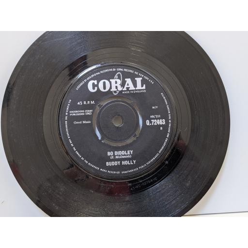 BUDDY HOLLY Bo diddley, It's not my fault, 7" vinyl SINGLE. Q72463