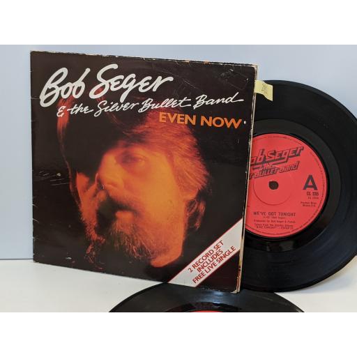 BOB SEGER We've got tonight, Brave strangers (live) Even now, Little victories, 2x 7" vinyl SINGLE. CL235 CL284