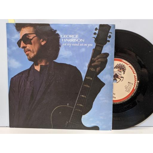 GEORGE HARRSION Got my mind set on you, Lay his head, 7" vinyl SINGLE. W8178