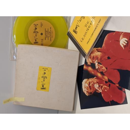 DAVID BOWIE Press conference tivoli club sydnet australia 27 10 1987, 7" yellow vinyl SINGLE. SPIDER3