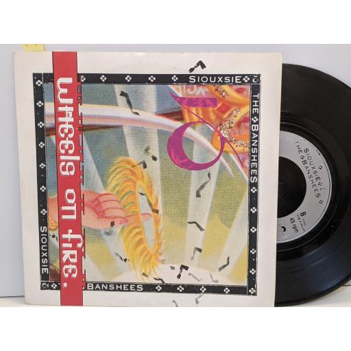 SIOUXSIE & THE BANSHEES This wheel's on fire, Shooting sun, 7" vinyl SINGLE. SHE11