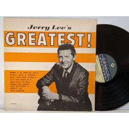 JERRY LEE's greatest hits, 12" vinyl LP. CRM2008